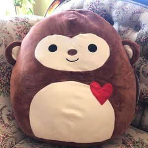 brown monkey squishmallow name